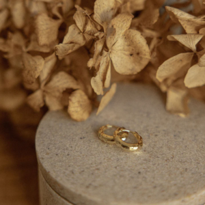 Image of Scarlet Hoops Gold