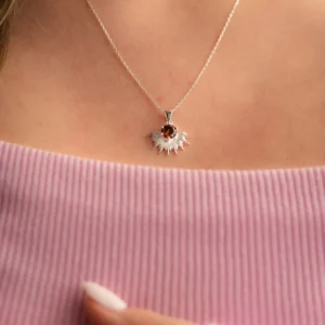 Image of Solace Necklace Limited Edition Coffee Silver 02