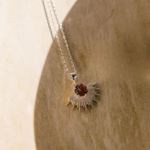 Image of Solace Necklace Limited Edition Coffee Silver