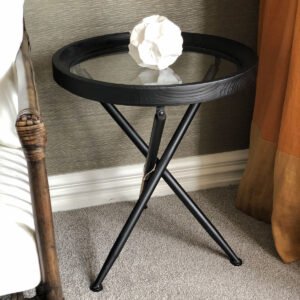 Image of Black Barcelona Side Tables