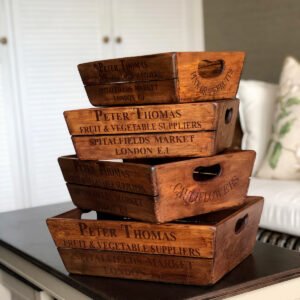 Image of Wooden Garden and Flower Trugs